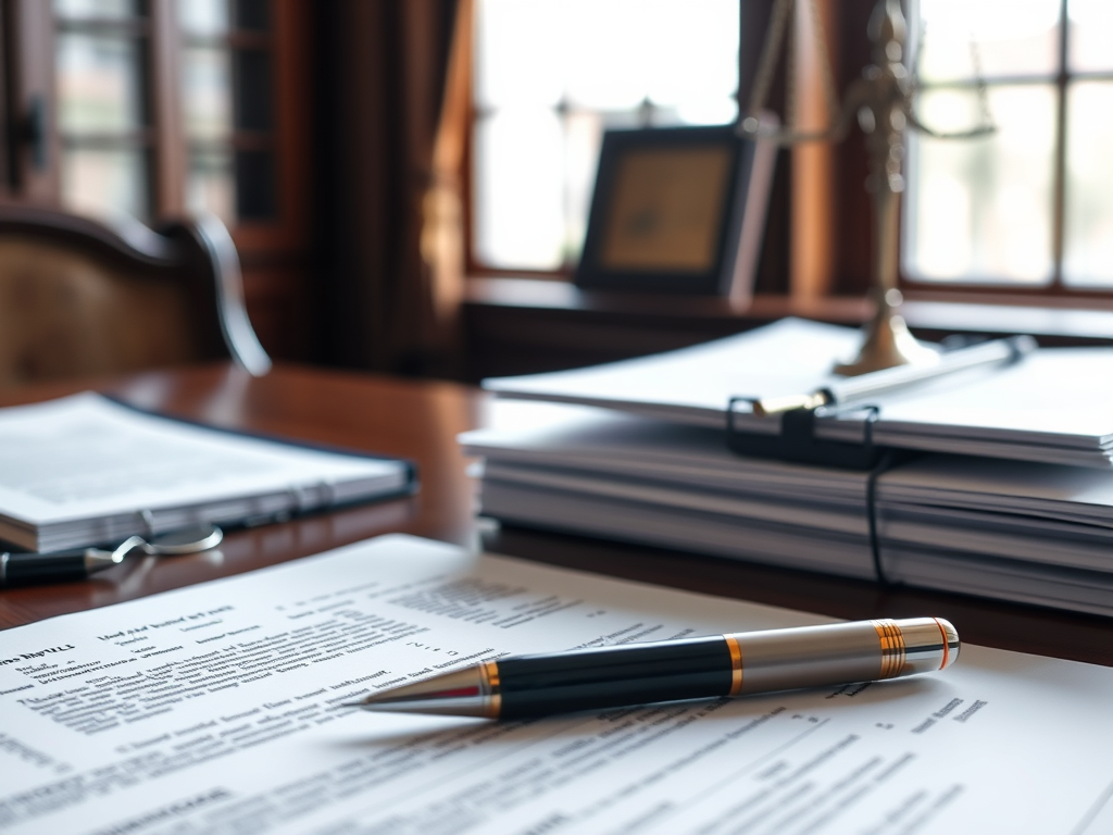 Estate planning documents for wills and trusts
